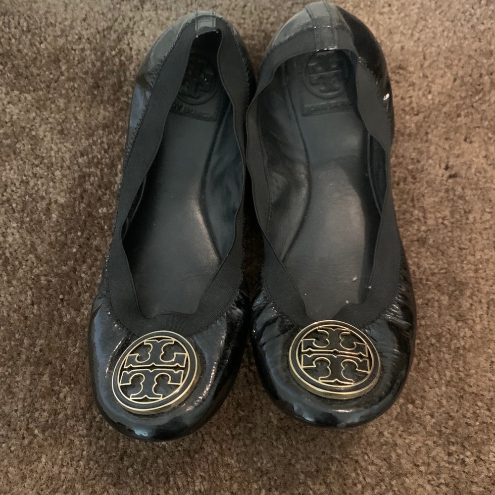 Black Tory Burch Flats